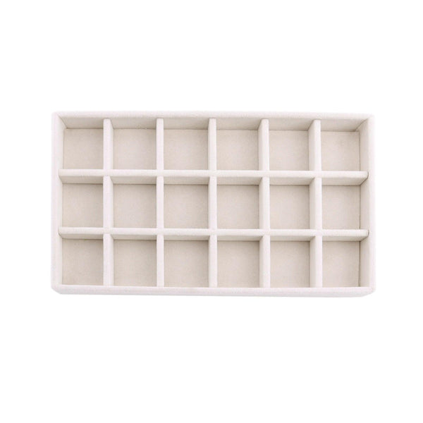 Velvet Jewelry Box Display Tray Drawer Storage Jewelry Holder For Ring Earrings Necklace Bracelet Soft Velvet Organizer Case Velvet Display Holder for Earrings Ring Bracelet Necklace