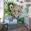 Watercolor Baby Leopard Mural
