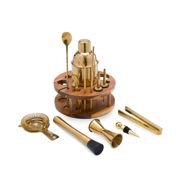 Carousel Lazy Susan Bar Set Picnic Time Family of Brands