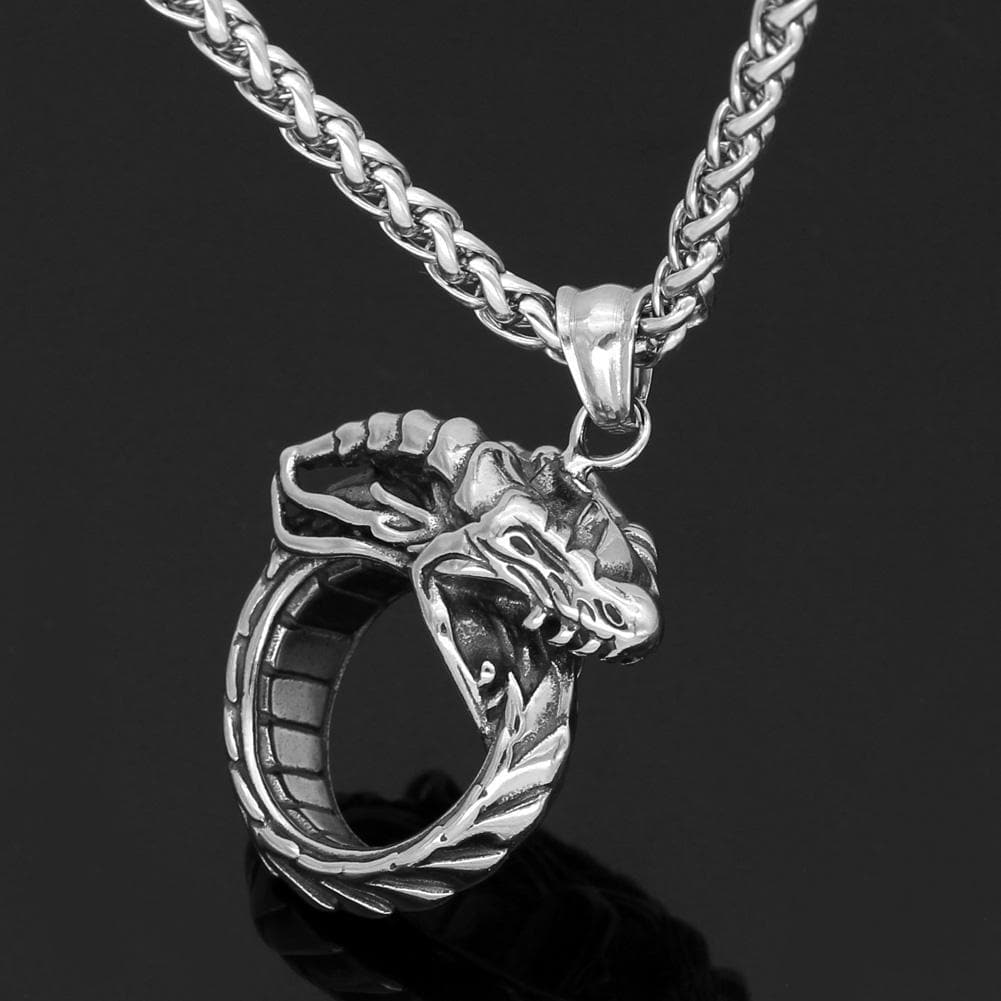 Vikings Dragon Stainless Steel Necklace