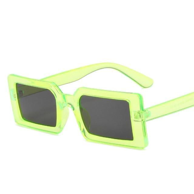 Vintage Brown Small Stylish Sunglasses Popular Colorful Retro Design Sunglasses For Women Luxury  Eyewear Cool Style For Women Rectangle Frame Sun Glasses