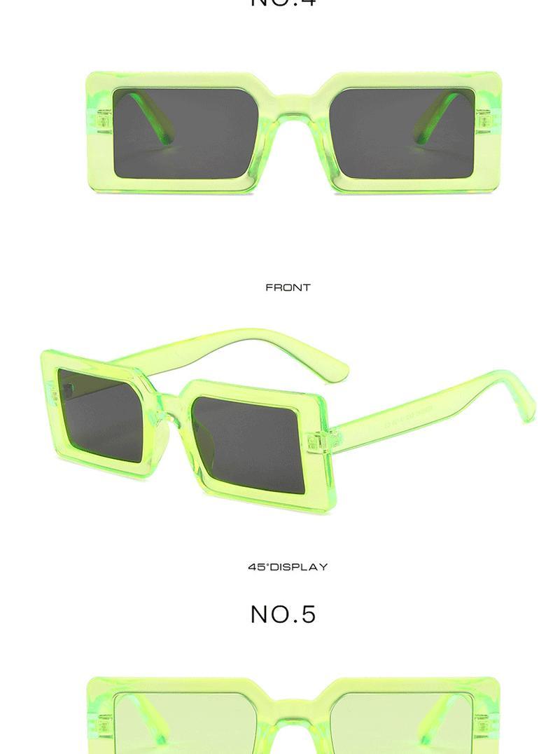Vintage Brown Small Stylish Sunglasses Popular Colorful Retro Design Sunglasses For Women Luxury  Eyewear Cool Style For Women Rectangle Frame Sun Glasses