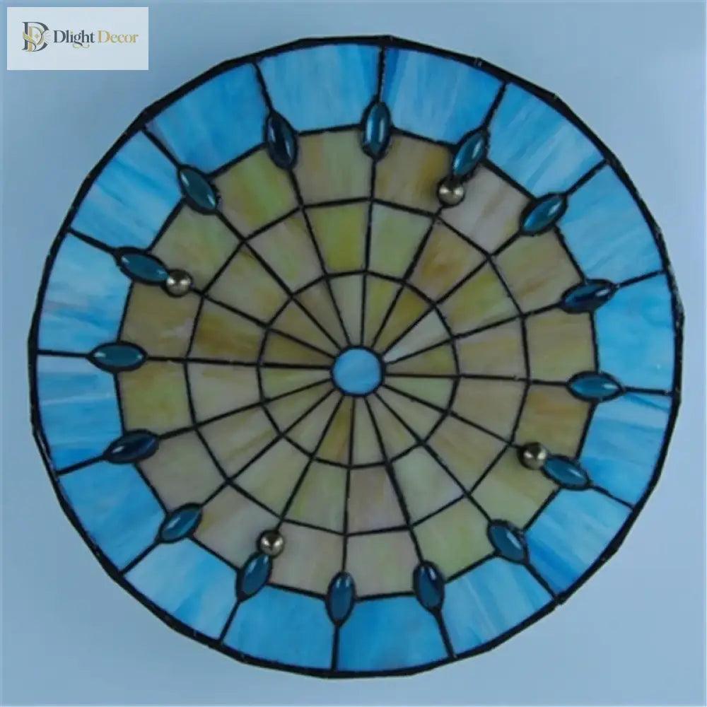 Vintage Glass Ceiling Light | Modern Dining Room Lighting