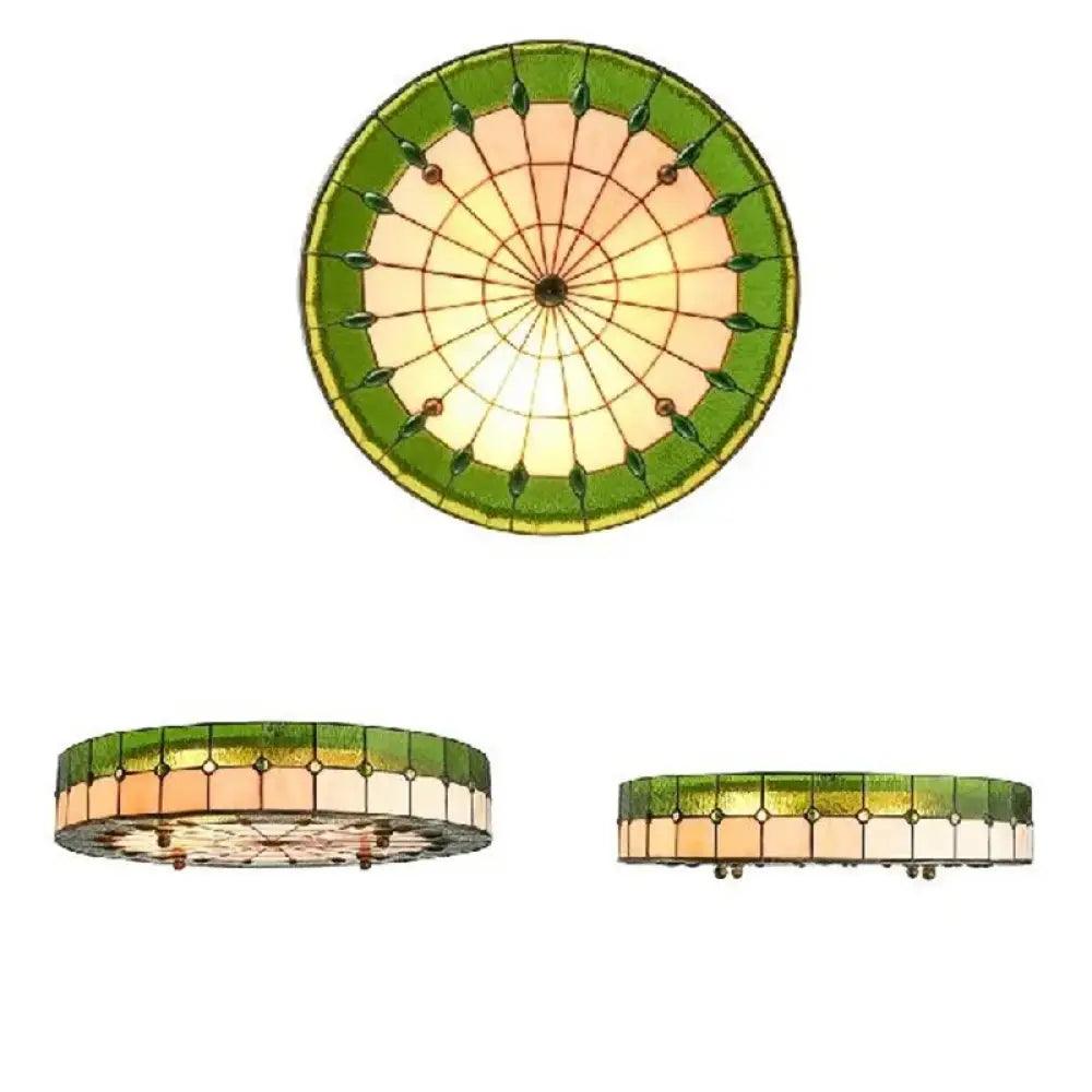 Vintage Glass Ceiling Light | Modern Dining Room Lighting