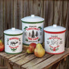 Vintage Holiday Storage Containers (Set of 3)