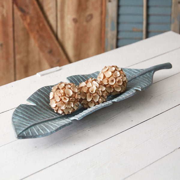 Vintage Inspired Leaf Dish in Cast Iron