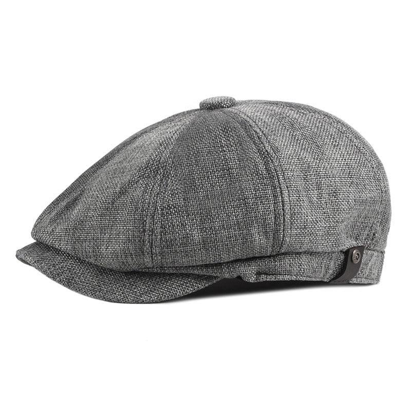 Vintage Men Beret Hats Classic Simple Winter Warm Caps Cotton Comfortable Autumn Beret Flat Hat Quality Durable Retro Men's Hat Unique Berets For Men Retro Cap