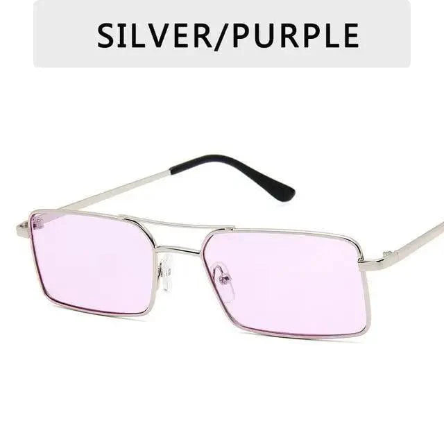 Vintage Square Women Sunglasses Luxury Design Metal UV400 Sun Glasses Modern Charming Everyday Eyewear