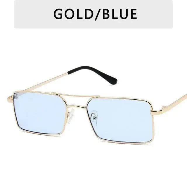 Vintage Square Women Sunglasses Luxury Design Metal UV400 Sun Glasses Modern Charming Everyday Eyewear