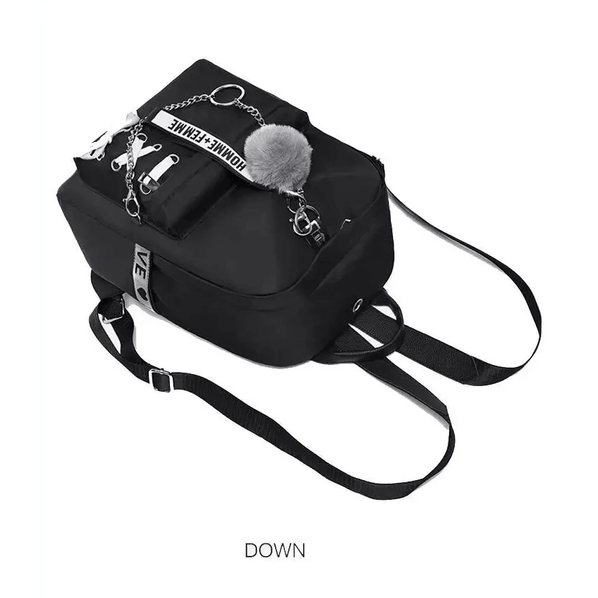 Vintage Style Waterproof Shoulder Backpack For Teenage Girls And Ladies Cute School Bags And Book Bag For Girls