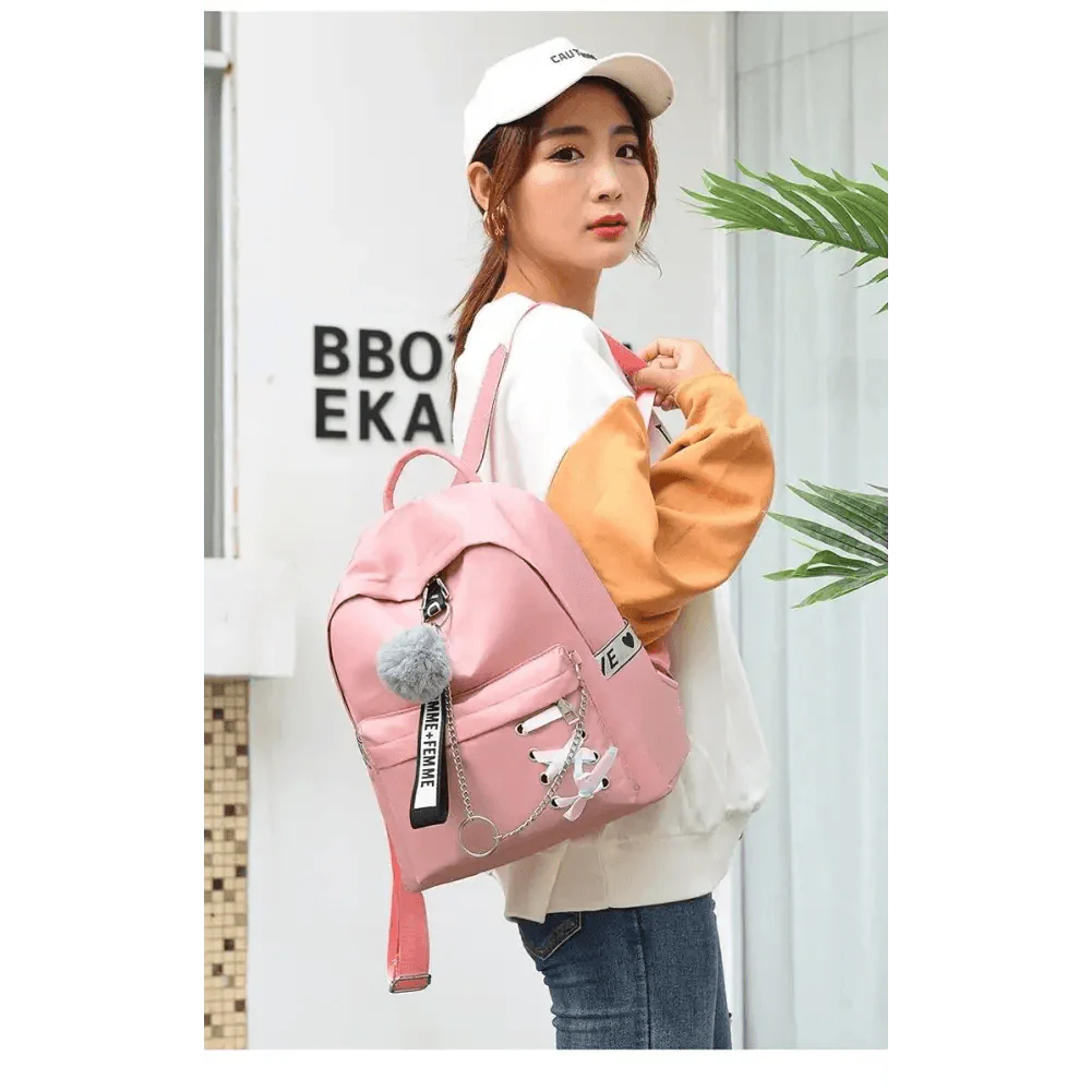 Vintage Style Waterproof Shoulder Backpack For Teenage Girls And Ladies Cute School Bags And Book Bag For Girls