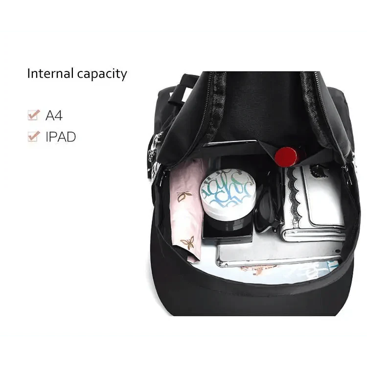 Vintage Style Waterproof Shoulder Backpack For Teenage Girls And Ladies Cute School Bags And Book Bag For Girls