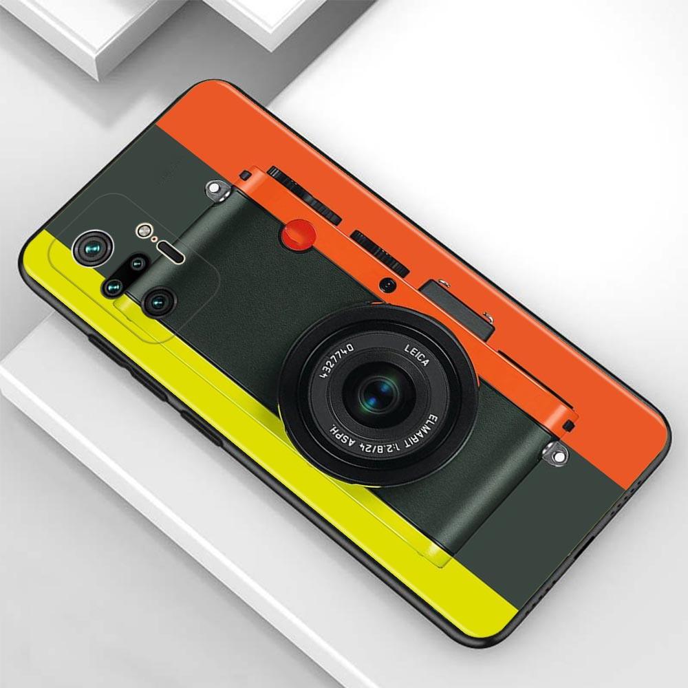Vintage Tape Camera for Xiaomi Redmi Note 11 10 Pro 5G 8 8T 9 9T 9S Soft Case for Redmi 7A 8A 9A 9C 9T Phone Cover Silicone Soft Thin Classic Design Anti Fingerprint Silicone Phone Case