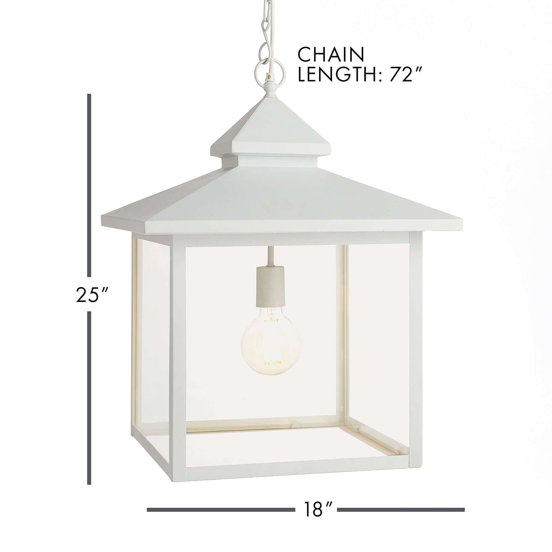 Vintage Farmhouse Hanging Lantern Light