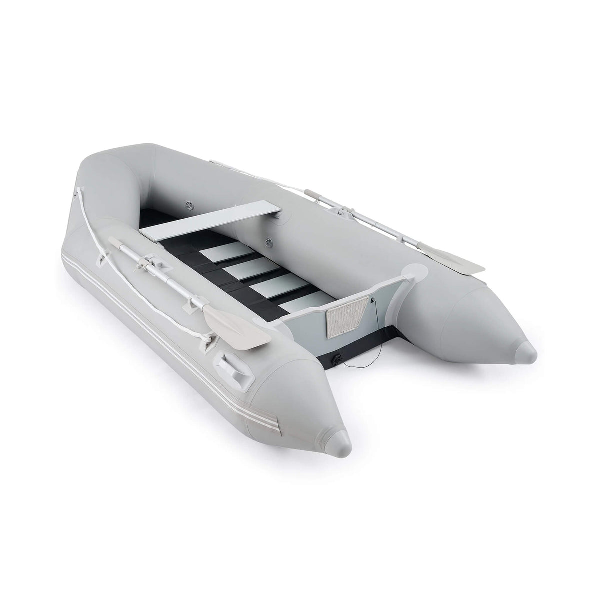 Virtue US 10FT 4-Person Heavy-Duty Inflatable Dinghy Transom Sport Tender Boat (SAK98153)