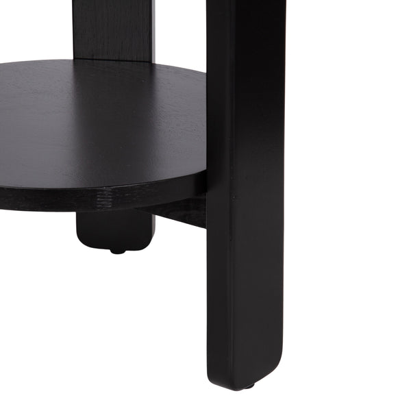 Foxford Round Wood Side Table