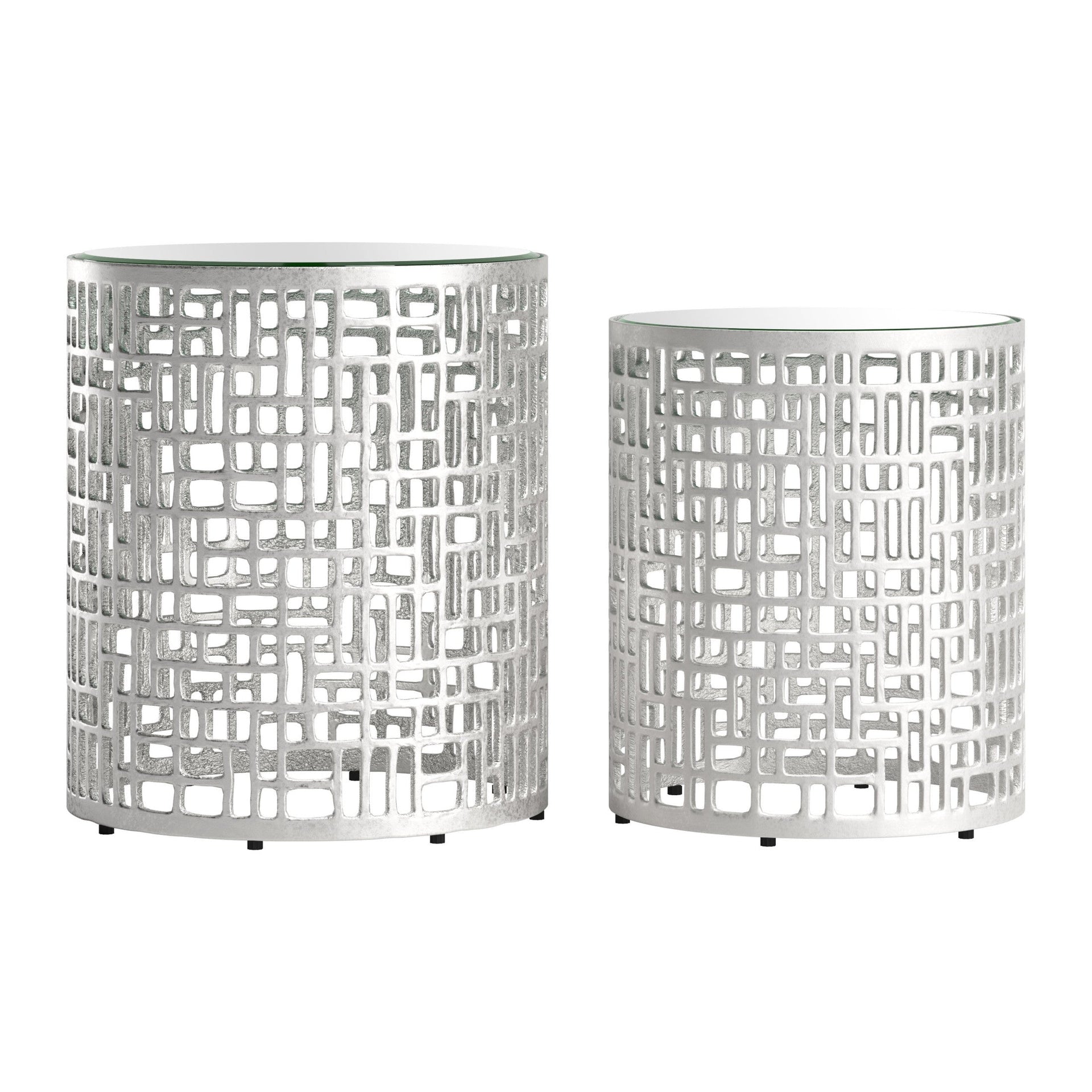 Reden Side Table Set (2-Piece) Silver