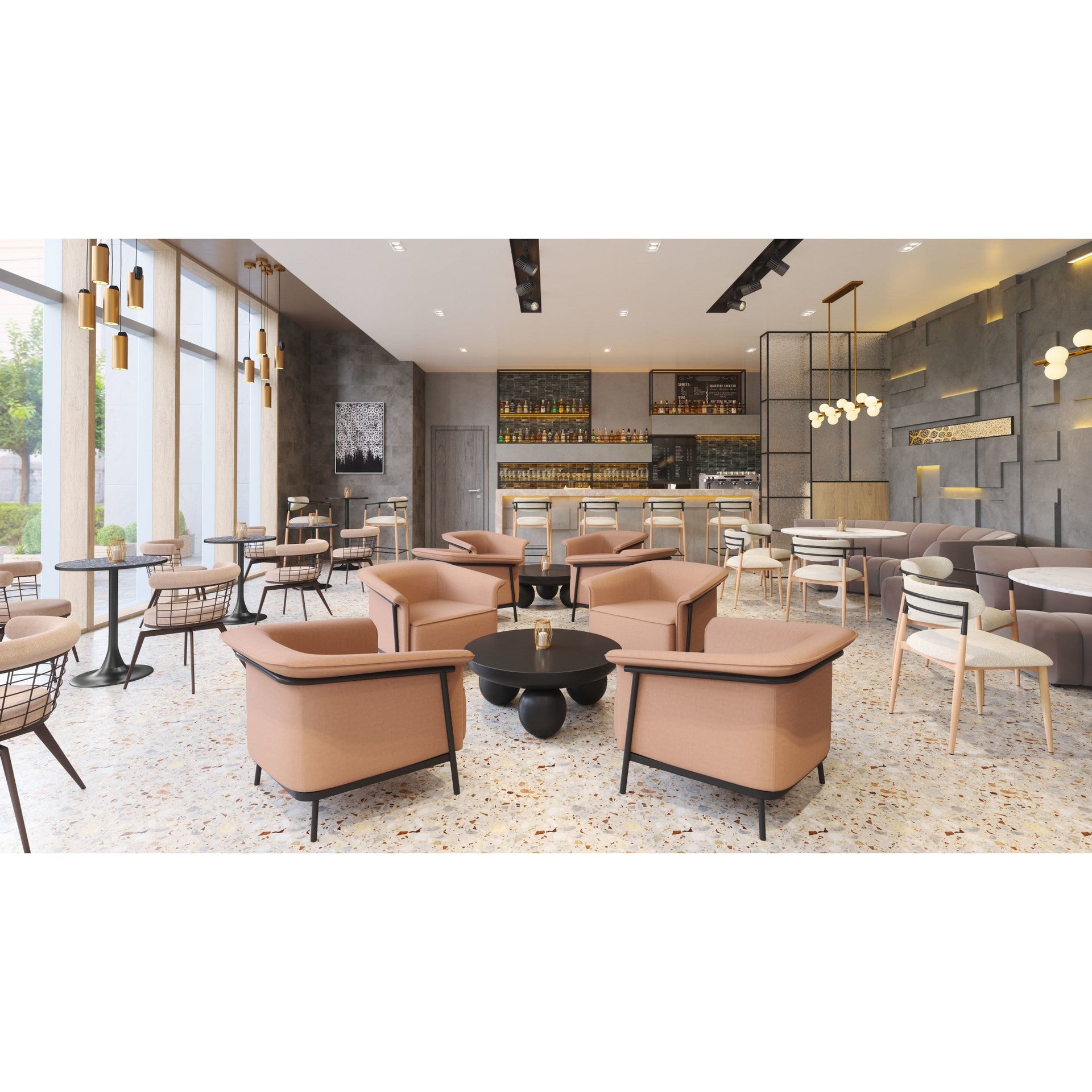 Burry Accent Chair Tan ZUO Store