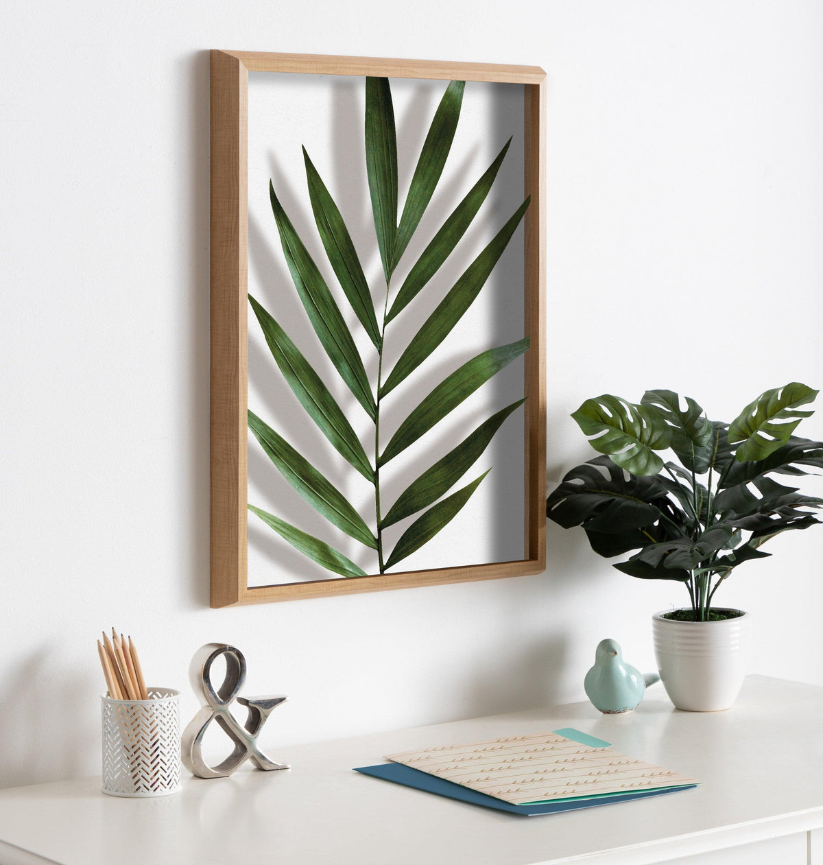 Blake Botanical 5F Framed Printed Glass by Amy Peterson