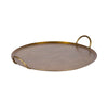 Sanzo Hammered Round Metal Tray