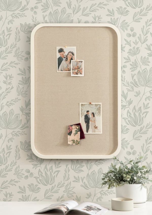 Hutton Wood Framed Fabric Pinboard