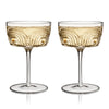 Beau Crystal Cocktail Coupes, Set of 2