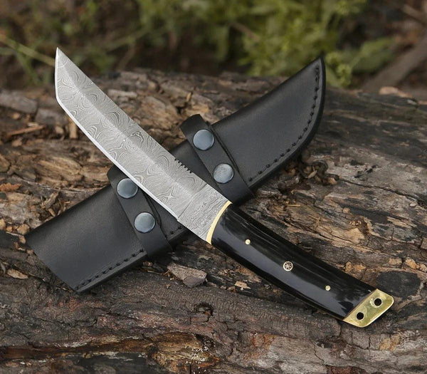 Vortex Tanto Knife with Horn Handle - Gifts for You 'n Me