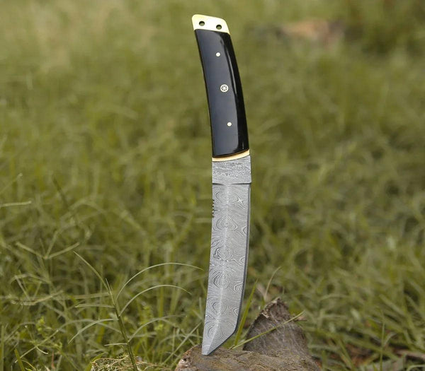 Vortex Tanto Knife with Horn Handle - Gifts for You 'n Me
