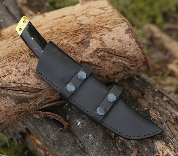 Vortex Tanto Knife with Horn Handle
