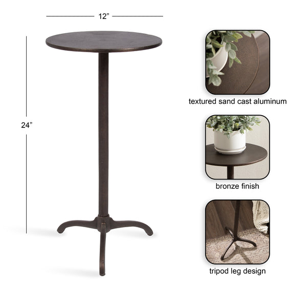 Henshall Metal Round Side Table