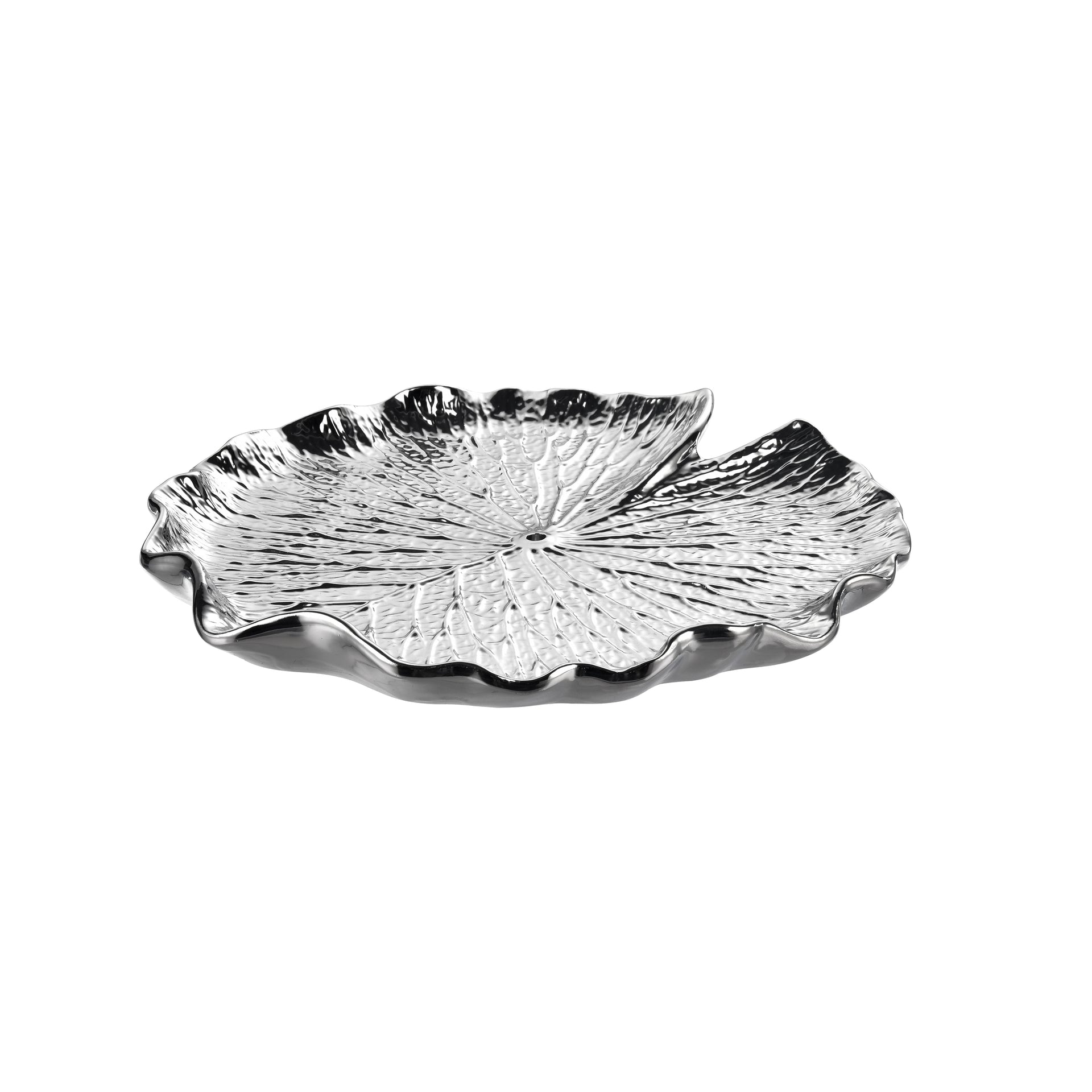 Lilypad Dimensional Wall Art - Set of 4 Silver