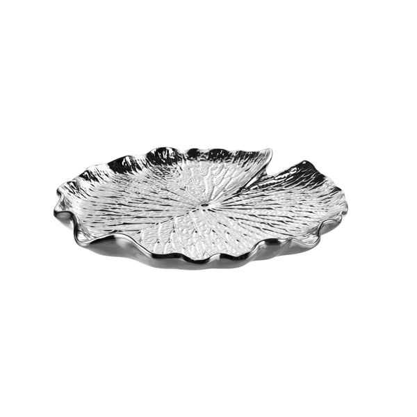 Lilypad Dimensional Wall Art - Set of 4 Silver