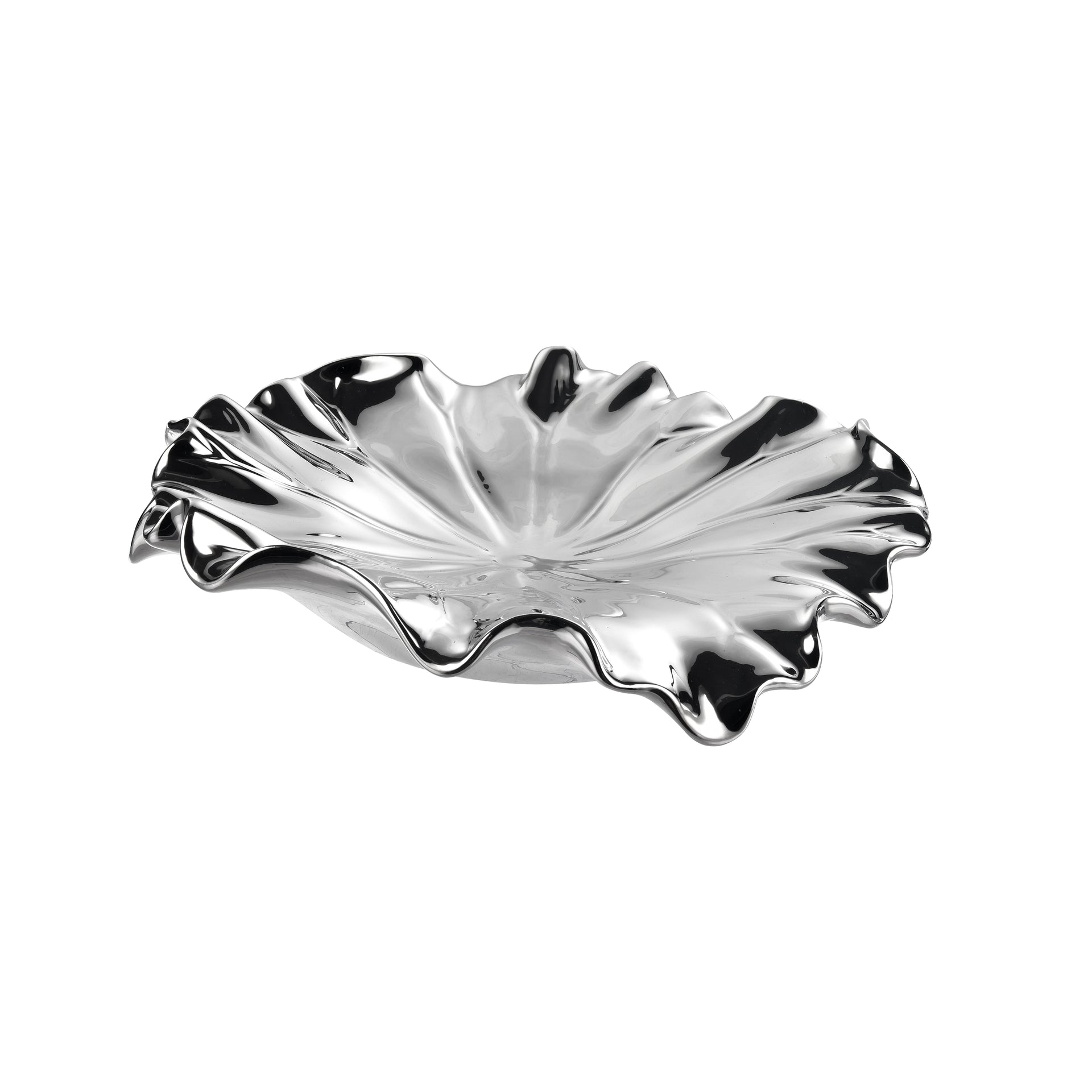 Petal Dimensional Wall Art - Set of 4 Silver
