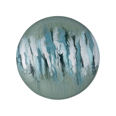 Spindrift Dimensional Wall Art - Set of 3 Seafoam Green Enamel