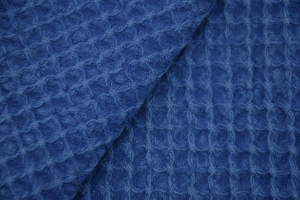 Waffle Navy Turkish Towel