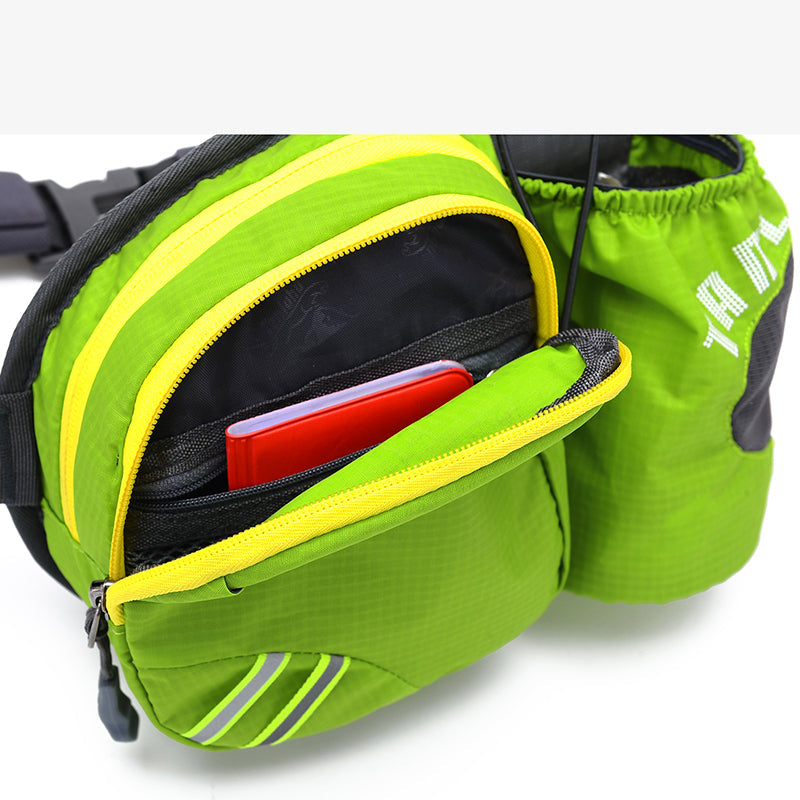Wautton Outdoor Hiking Walking Waist Pack With Bottle Holder