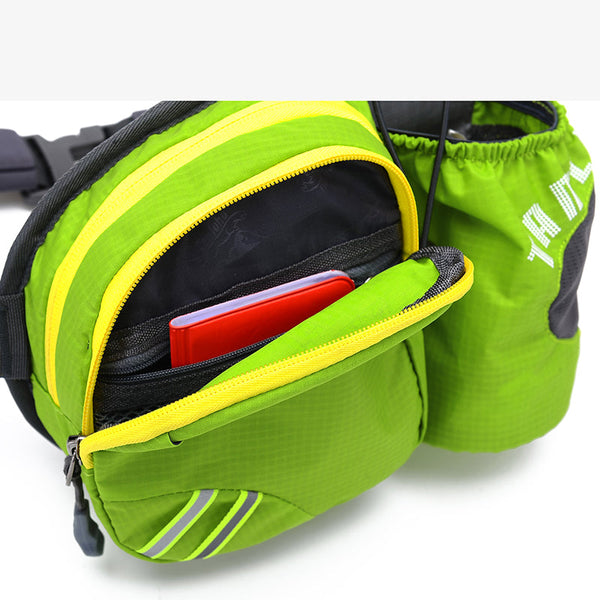 Wautton Outdoor Hiking Walking Waist Pack With Bottle Holder