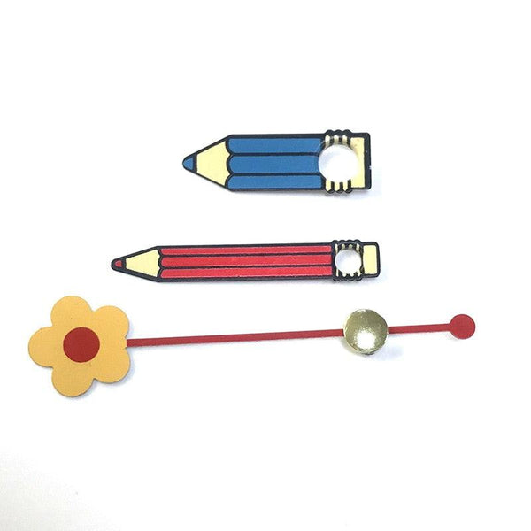 Wall Clock Pointer Clock Watch Kit Accessories 3D Clock Hands Wall Clock for Kitchen Office and Home Art Decor Quartz Clock Movement Mechanism Accessories  Needle Pointer Large Wall Clocks Quartz