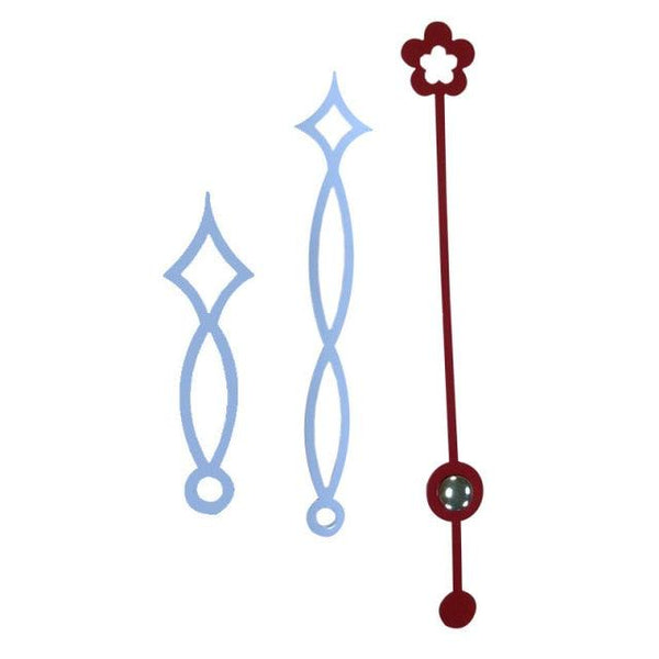 Wall Clock Pointer Clock Watch Kit Accessories 3D Clock Hands Wall Clock for Kitchen Office and Home Art Decor Quartz Clock Movement Mechanism Accessories  Needle Pointer Large Wall Clocks Quartz