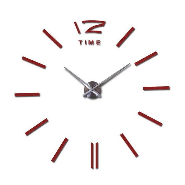 Wall Clock Watch Clocks 3D Frameless Wall Clock Large Stickers Wall Decoration for Living Room Bedroom 3D Acrylic Mirror Stickers Living Room Quartz Needle Europe