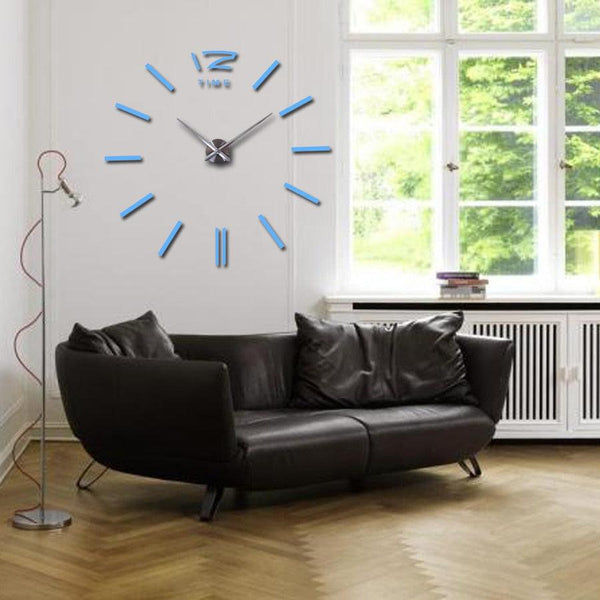 Wall Clock Watch Clocks 3D Frameless Wall Clock Large Stickers Wall Decoration for Living Room Bedroom 3D Acrylic Mirror Stickers Living Room Quartz Needle Europe