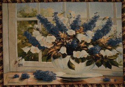 Tache 33 x 24 Inches Floral Sunlight Radiance Tapestry Wall Hanging With