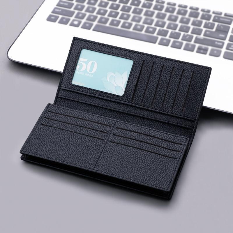 Wallet Men's Long Section Young People Thickened Large Capacity Wallet Suit Bag Plus Simple Men's Wallet