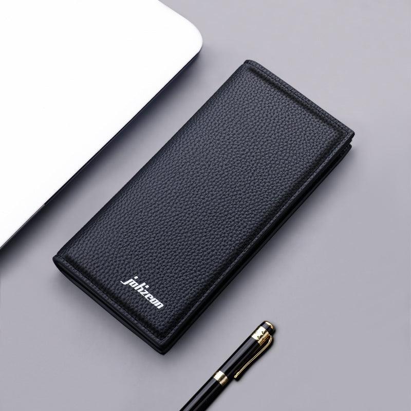 Wallet Men's Long Section Young People Thickened Large Capacity Wallet Suit Bag Plus Simple Men's Wallet