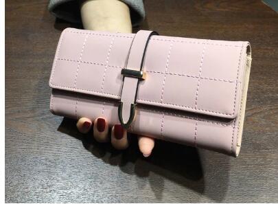 Wallets Long With Plaid PU Leather Fashion Hasp Coin Purse Phone Bag 10 Card Holders Female Wallet for girls ladies