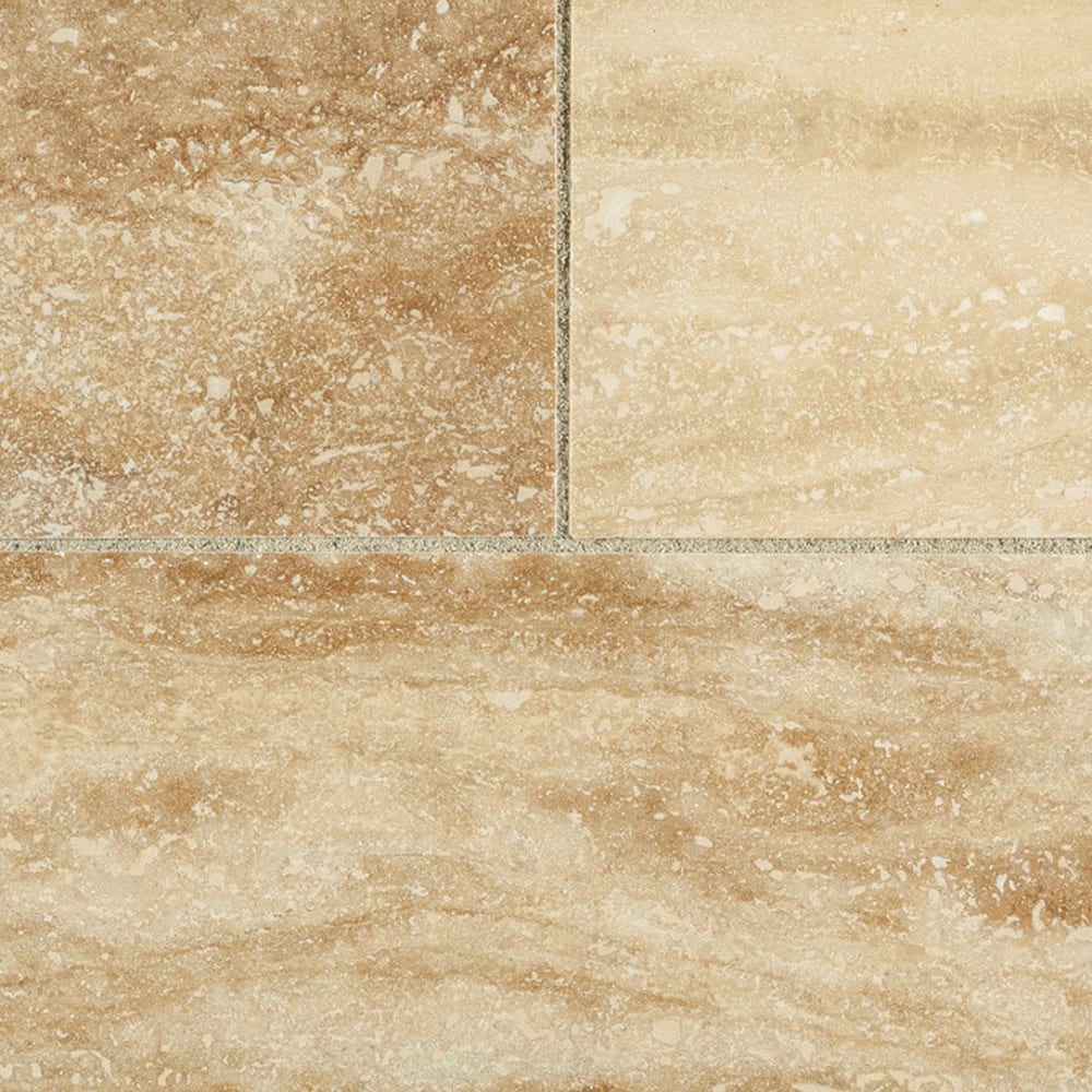 Walnut Vein-cut Travertine Floor and Wall Tile - Livfloors Collection
