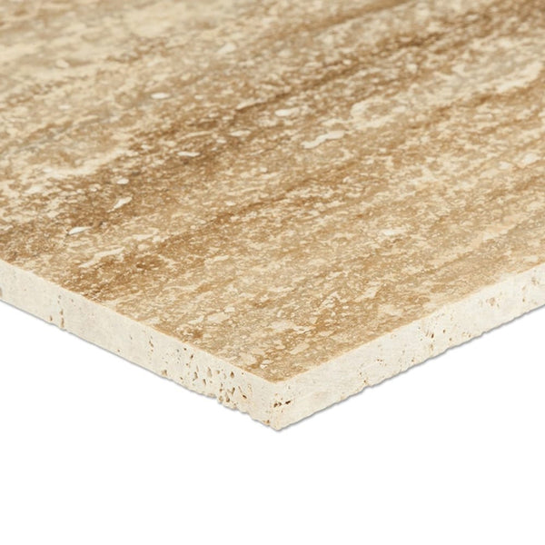 Walnut Vein-cut Travertine Floor and Wall Tile - Livfloors Collection