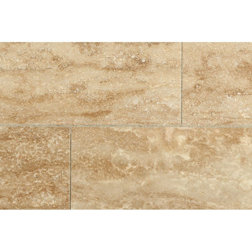 Walnut Vein-cut Travertine Floor and Wall Tile - Livfloors Collection