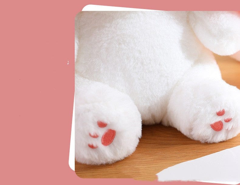 Wanghong Cute Strawberry Rabbit Doll Plush Toy with Transforming Feature