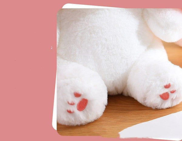 Wanghong Cute Strawberry Rabbit Doll Plush Toy with Transforming Feature - Gifts for You 'n Me